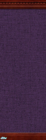 Sims 2 — Tweed Texture Walls-Eggplant w-molding by froilan — Series of tweed texture walls with assorted moldings. Enjoy!