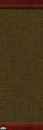 Sims 2 — Tweed Texture Walls-Brown with molding by froilan — Series of tweed texture walls with assorted moldings. Enjoy!
