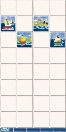 Sims 2 — Set 19 designer wall 4 by TSR Archive — Set 19 designer wall 4