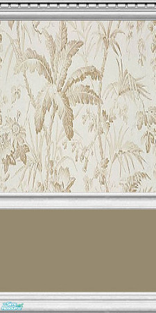 Sims 2 — 4 - 11 Free - 3 by Lorah — Brown and burgandy paisley, mint with pink roses, cream and tan palms.