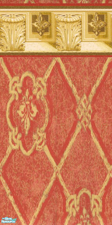 Sims 2 — Antique Bath - Red by Astarta — 