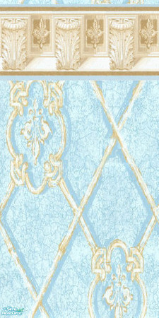 Sims 2 — Antique Bath - Blue by Astarta — 