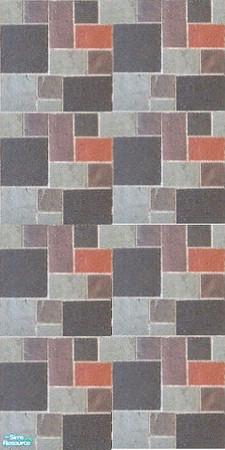 Sims 2 — Dynasty Stones - Colorful Wall by Cerulean Talon — Rugged and beautiful stone for dramatic and classic reality