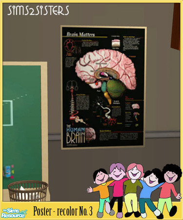 Sims 2 — S2S Classroom - Poster - Recolor No.3 by sims2sisters — 