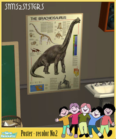 Sims 2 — S2S Classroom - Poster - Recolor No.2 by sims2sisters — 