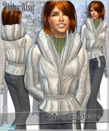 Sims 2 — S2S Collection No. 150225 AF - 2 by sims2sisters — Warm outerwear for your sim ladies. Works with or without