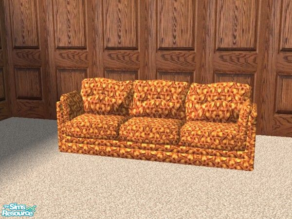 Sims 2 — Brown Sugar Value Sofa Set -Sofa by drewsoltesz — Recolour of the Sims 2 Original objects "Durable Value
