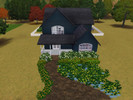 Sims 3 — Floral Family Home by RealmOfNyx — Four bedroom house complete with two bathrooms, a pool, two gardens, and a