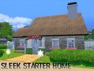 Sims 4 — Sleek Starter Home - NO CC! by TheFabulousPearl — This cute starter home features one bedroom, one bathroom and