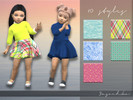 Sims 4 — Yasechka Toddler Dress Elise by Yasechka — Toddler Dresses Elise New item New mesh Custom thumbnail 10 styles 