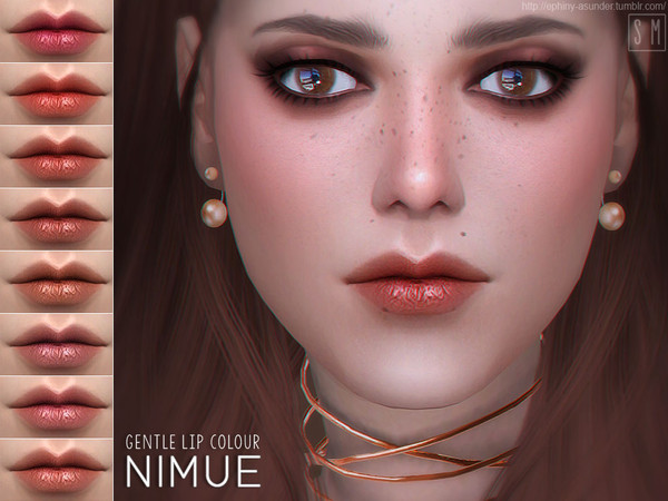 Sims 4 — [ Nimue ] - Gentle Lip Colour by Screaming_Mustard — A sweet and gentle lip colour. For females, teen +. With