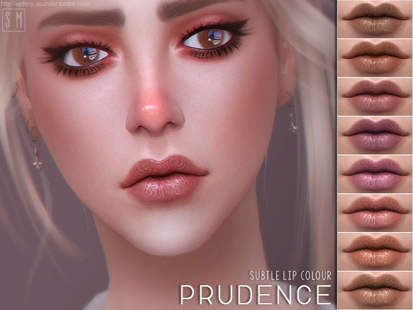 Sims 4 — [ Prudence ] - Subtle Lip Colour by Screaming_Mustard — A very simple and subtle lip colour. For males and
