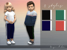 Sims 4 — Yasechka Toddler Trousers with stripes by Yasechka — Toddler Trousers with stripes New item New mesh Custom