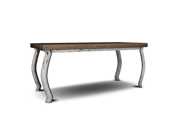 Sims 4 — Neutral Dining Table by Angela — Neutral Dining Table
