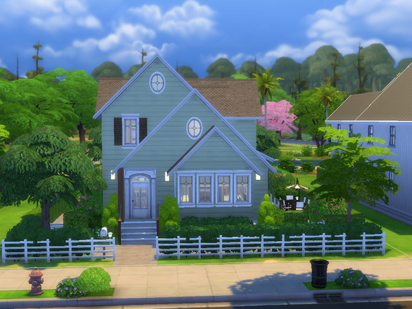 Sims 4 — Bennington by dorienski — Bennington is a cosy family home with spacious living room and an open-plan living and