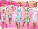 Sims 4 — Summer Shirt Dress by Stachelbeere — - Cute Summer shirt dress. - 16 colors - custom thumbnails