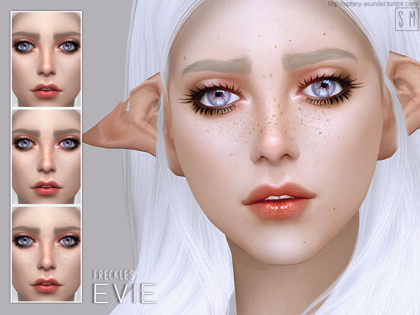 Sims 4 — [ Evie ] - Freckles by Screaming_Mustard — A new set of freckles in 3 variants. Found in skin details. For males