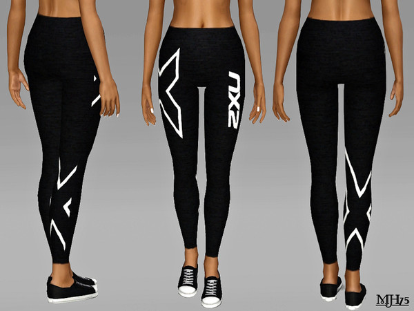 Sims 3 — S3 2XU Leggings [Requested] by Margeh-75 — -Many requests for these 2XU compression leggings for your sims
