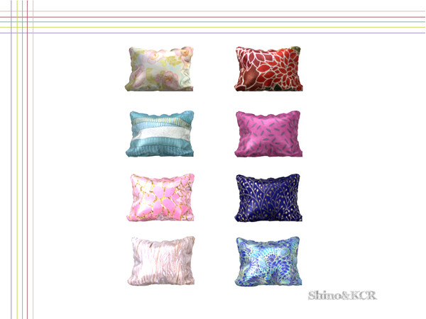 Sims 4 — Bedroom Nardi - Pillow by ShinoKCR — Bedroom for 2 Children on Teens find it in Sculptures