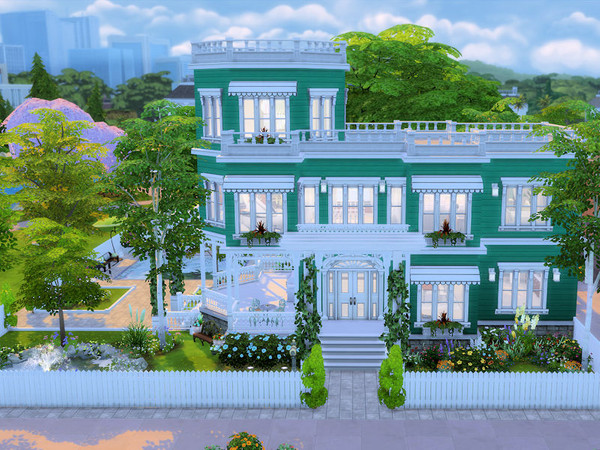 Sims 4 — Trinity (No CC) by MizBehave — Built in NewCrest on a 30x30 lot, this 1 bedroom and 1 bathroom house also