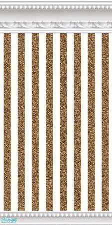 Sims 2 — jsf2WMBGCorkStripe by jsf — Textured cork and ivory stripes tend to give a more casual feel to a home or