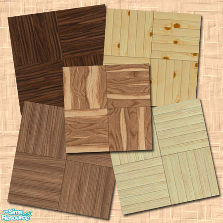 Sims 2 — Parquet Checker - Set 2 by Benny Boy — 