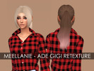 Sims 4 — Meellanie - Ade Gigi Retexture - Mesh needed by Meellanie —  -24 Colors , with ombre - Standalone - Custom