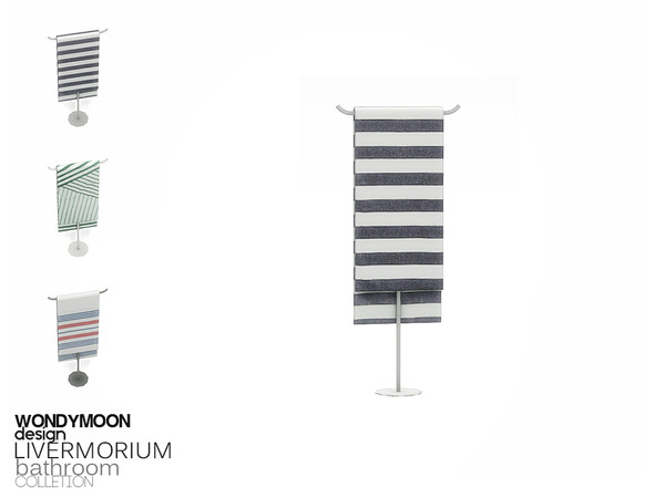 Sims 4 — Livermorium Towel Holder by wondymoon — - Livermorium Bathroom - Towel Holder - Wondymoon|TSR - Creations'2017