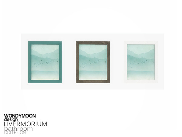 Sims 4 — Livermorium Painting by wondymoon — - Livermorium Bathroom - Painting - Wondymoon|TSR - Creations'2017