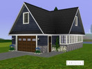 Sims 3 — Carriage Starter Home by whitetea — A carriage style starter home. Two stories with 1 bedroom and 1 bathroom. 