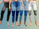 Sims 4 — KNEEPAD BOYFRIEND JEANS - City Living needed by frankiexxx — Enjoy :* __________________________ + Don't