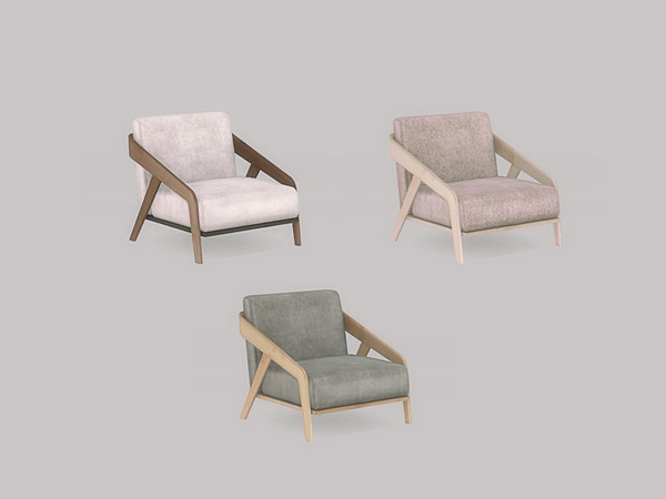 Sims 4 — Under The Sun - Armchair ( Recolor ) by ung999 — Under The Sun - Armchair ( Recolor ) Color Options : 3 Located