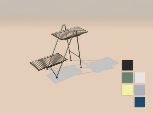 Sims 4 — Under The Sun -  Plant Stand by ung999 — Under The Sun - Plant Stand Color Options : 6 Located at : Surfaces /