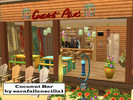 Sims 4 — Coconut bar by sarafallenscilla12 — This is a beach bar / restaurant. To get in there, Your Sims must wear