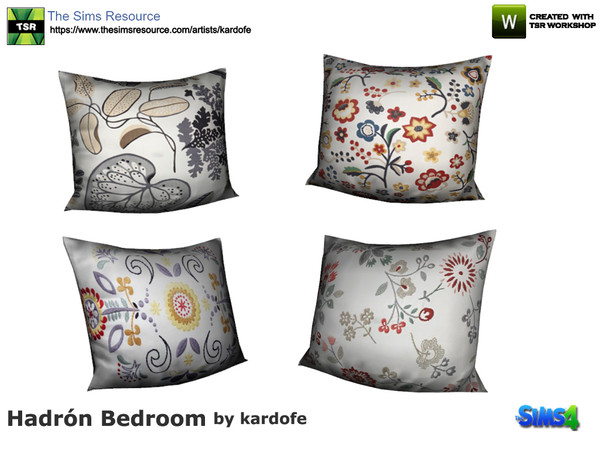 Sims 4 —  by kardofe — Cushion to place on the chair, four color options