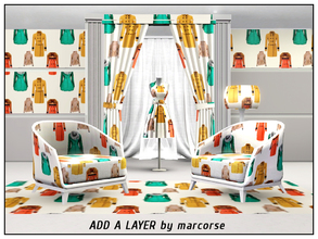 Sims 3 — Add a Layer_marcorse by marcorse — Themed pattern warm winter outdoor wear . .just add a layer