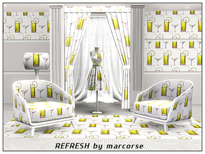 Sims 3 — Refresh_marcrse by marcorse — Themed pattern - long and short drinks to refresh a Summer thirst