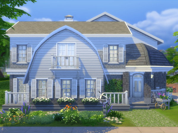 Sims 4 — Dandy Drive by schncklfrtz — This little estate including two bedrooms, two bathrooms and a front- and backyard