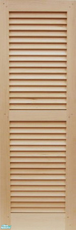 Sims 2 — Shutter set 2 - Individual Item by lollipop6969 — Light Pine