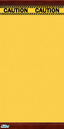 Sims 2 — LBR, Part 1 Wall 5 by TKayO — Walls to match the Little Boys Rooms set, Part 1 by TKayO. The "Caution"