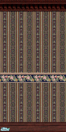 Sims 2 — Echoes of Ireland Wallpaper - Pt 1 - 07 by elektra274 — 7 of 8 walls designed to coordinate with the other items