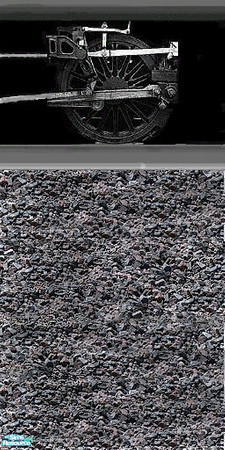 Sims 2 — Chelle's Train Wall #8 by Rogue4378 — Chelle's train wall #8. Back end bottom of train. Because the last wheel