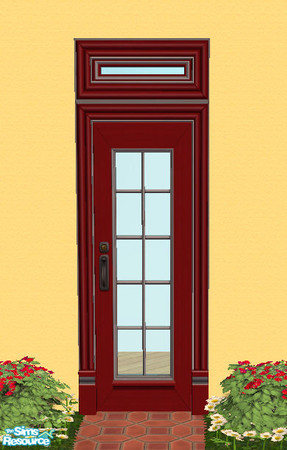 Sims 2 — Euro Door diagonal by chrissy6930 — Diagonal version of Euro Door from this set. Requires that file to work. 
