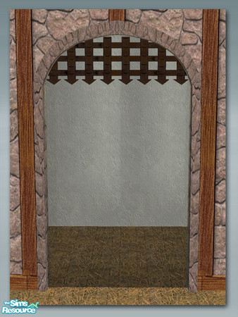 Sims 2 — Portcullis Recolour 4 by Shakeshaft — Part of a recolour set of my Castle Door and Portcullis, with more stone