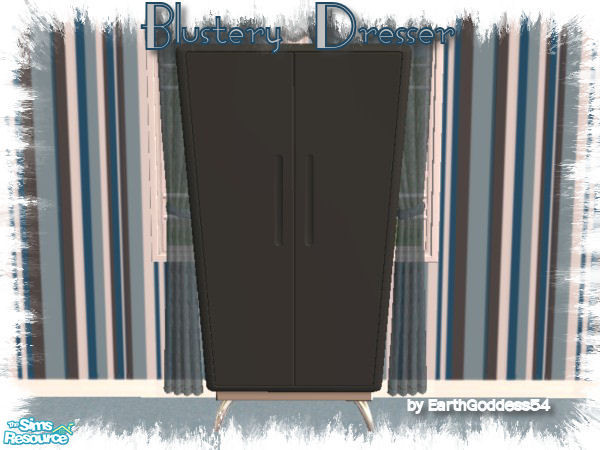 Sims 2 — Blustery Bedroom -  Dresser by EarthGoddess54 — Just one piece of the Blustery Bedroom Collection. Enjoy!