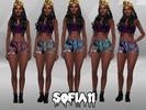 Sims 4 — Ripped Shorts by srf1232 — Ripped Shorts for teens, adults and elders.