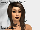 Sims 4 — Savage lipstick No.1 by Smacktastic — Used costum content: My lipstick. Eye colour: Cysteine Remussiriom Hair:
