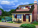 Sims 4 — Tiny Family Home by kaly_t072 — A TINY home for your BIG family! Has 3 floors with 1 basement bedroom (for 2