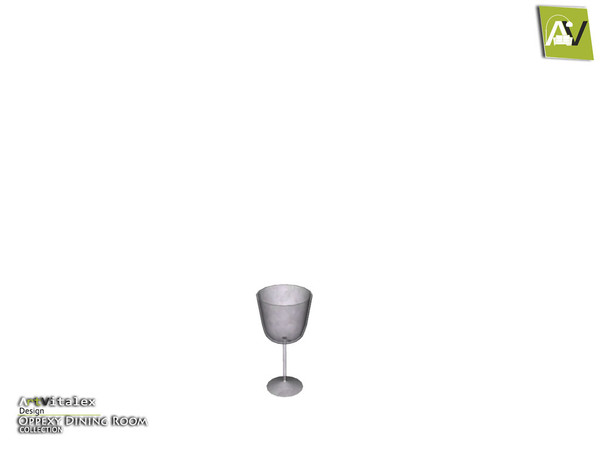 Sims 3 — Oppexy Empty Wine Glass by ArtVitalex — - Oppexy Empty Wine Glass - ArtVitalex@TSR, Feb 2016