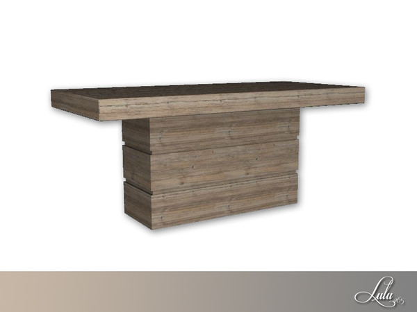 Sims 4 — Lancaster Dining Table by Lulu265 — Part of the Lancaster Dining Set 